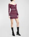Missoni Zigzag-design Twist-detail Minidress In Multi