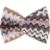 Missoni Chevron Viscose Headband In Multi