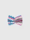 Missoni Chevron Viscose Headband In Multicoloured