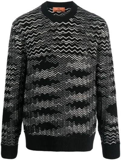 MISSONI CHEVRON WOOL BLEND SWEATER