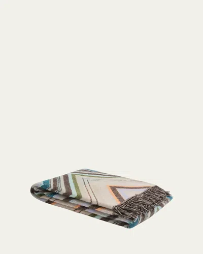 Missoni Chevron Wool-blend Throw, 98" X 100" In Multi