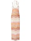 MISSONI CHEVRON-WOVEN MAXI DRESS