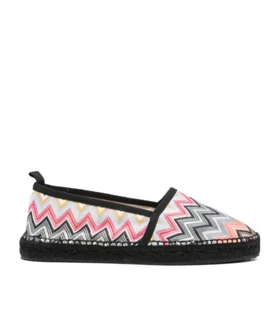 Missoni Chevron-knit Espadrilles In Multi