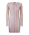 Missoni Chevron-pattern Mini Dress In Multi