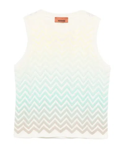 MISSONI CHEVRON-PATTERN TOP