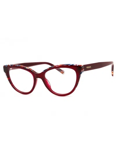 Missoni Chic Cat-eye Mini Eyeglasses For Women In Red