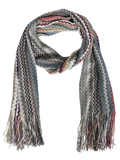 Missoni Chic Multicolour Scarf In Pink