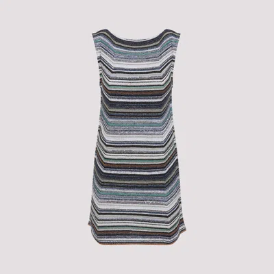Missoni Chic Women's Mini Dress For Ss26 In Gray