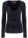 Missoni Metallic-threading Knitted Jumper In Sm9fs