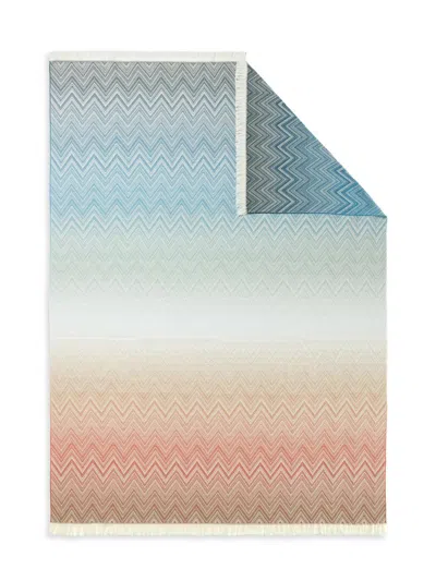 Missoni Ciro Wool Throw Blanket In Multi