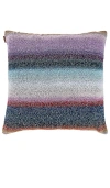 Missoni Clancy Cushion In Blu Multicolor