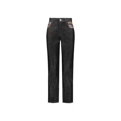 Missoni Classic Black Straight-leg Denim Jeans