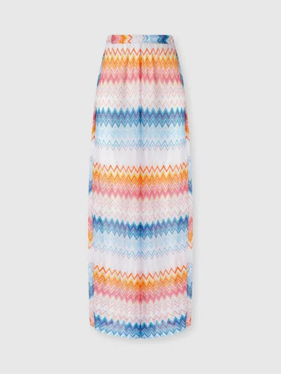 Missoni Klassische Hose Aus Zick-zag-lamé Aus Einer Viskosemischung In Multicoloured