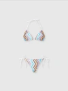 Missoni Klassischer Bikini Aus Viskose Und Lamé In Multicoloured