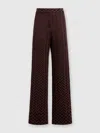 Missoni Geometric-patterned Trousers In Brown