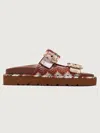 Missoni Sandals Multicolour In Raschel Wave Brown