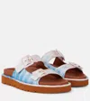 Missoni Clea Wave Lamé Sandals In Multicoloured