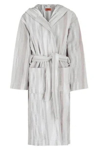 Missoni Clint Hooded Robe In Sand
