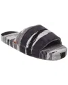 Missoni Home Striped Bath Slippers In Black
