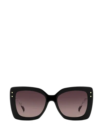 Missoni Clip-on Square-frame Sunglasses In Black