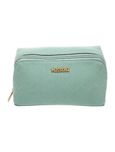 Pre-owned Missoni Clutch In Blue