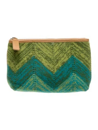Pre-owned Missoni Clutch In Green