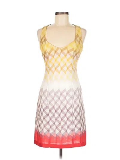 Pre-owned Missoni Cocktail Dress In Yellow