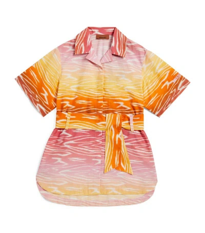 Missoni Kids' Collared Shirt Dress (4-14 Years) In Multi