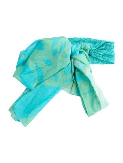 Pre-owned Missoni Colorful Headband In Blue