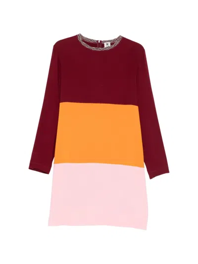 Missoni Colour-block Embellished Dress In Multi