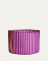 Missoni Coomba Cylindrical Pouf In Viola