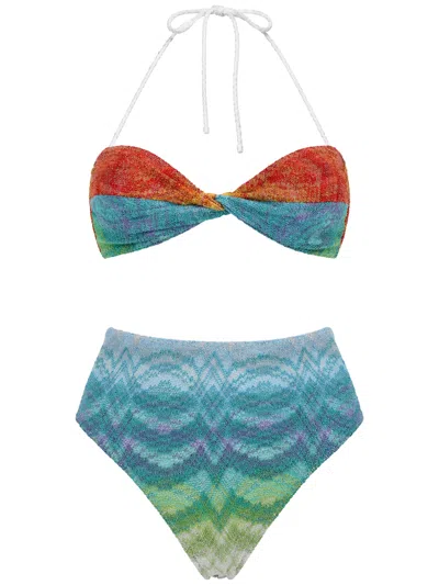 Missoni Costume Bikini Con Motivo Chevron In Multi