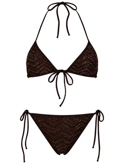 Missoni Costume Bikini Con Paillettes In Black