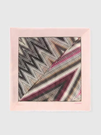 Missoni Cotton And Silk Shawl In Multicoloured