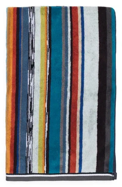 Missoni Cotton Bath Towel In Multi