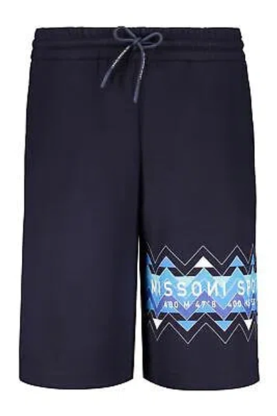 Pre-owned Missoni Cotton Bermuda Shorts In Blue