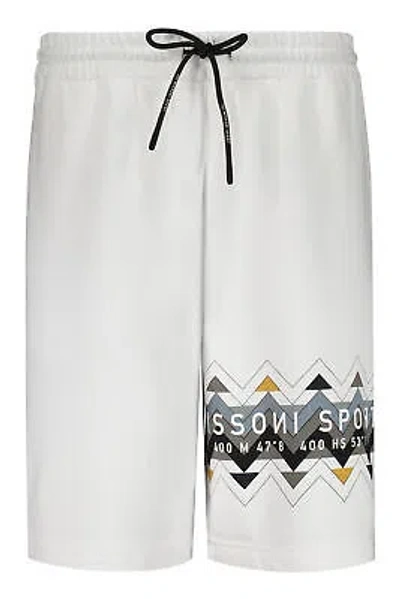 Pre-owned Missoni Cotton Bermuda Shorts In White