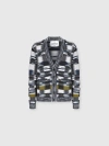 Missoni Cotton-blend Cardigan With Check Pattern In Multi