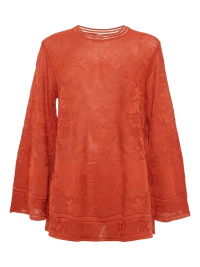 Pre-owned Missoni Cotton-blend Knit Top