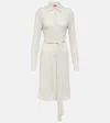 Missoni Cotton-blend Shirt Dress In Beige