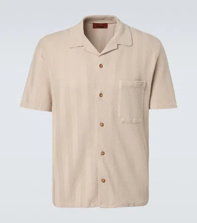 Missoni Cotton-blend Shirt In Neutral