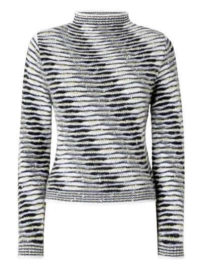 MISSONI MISSONI COTTON BLEND STRIPED TOP