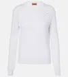 Missoni Cotton-blend Sweater In White