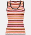 Missoni Geripptes Stricktop Mit Streifen In Multicoloured