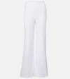 Missoni Zigzag-woven Flared Trousers In White