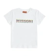 MISSONI COTTON EMBROIDERED LOGO T-SHIRT (4-14 YEARS)