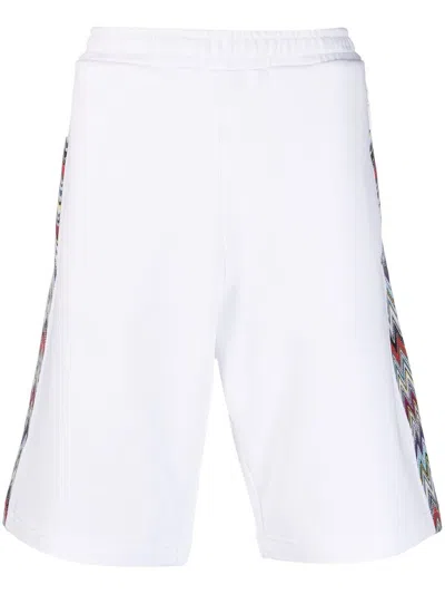 Missoni Signature Zigzag-detail Shorts In White