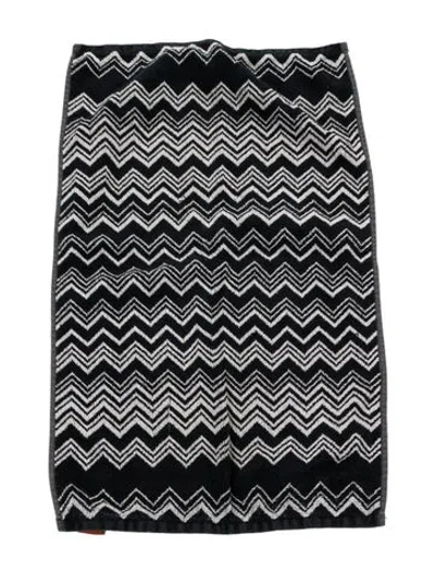 Pre-owned Missoni Cotton Hand Towel In Black