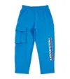 Missoni Cotton Logo Sweatpants (4-10 Years) In Blue