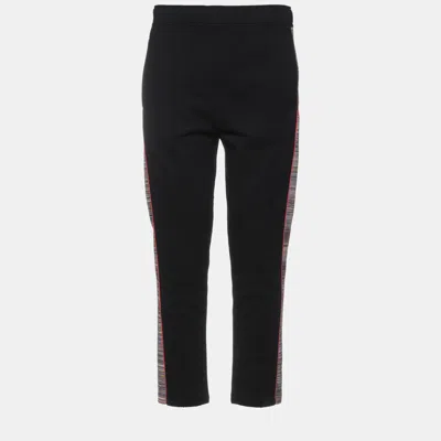 Pre-owned Missoni Cotton Pants L In Black